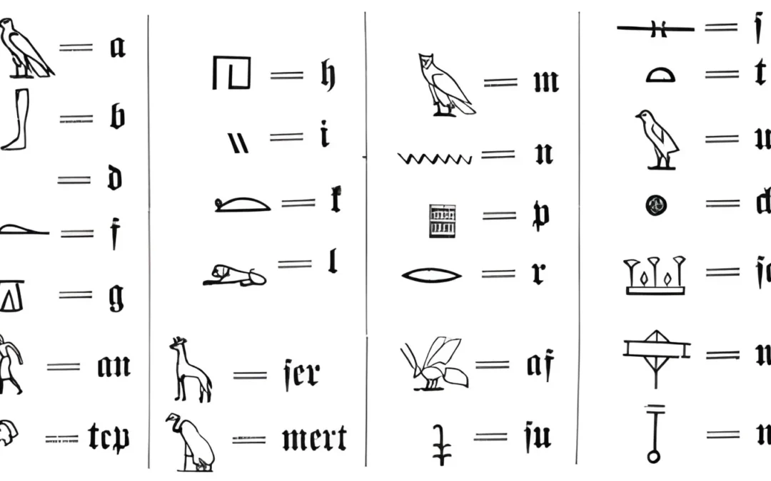 Escribe tu nombre en jeroglíficos
